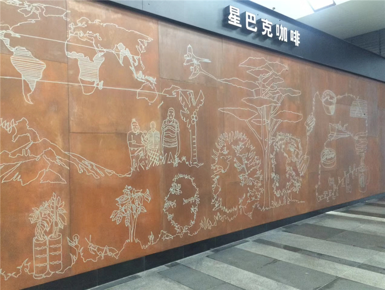 海珠耐候钢幕墙